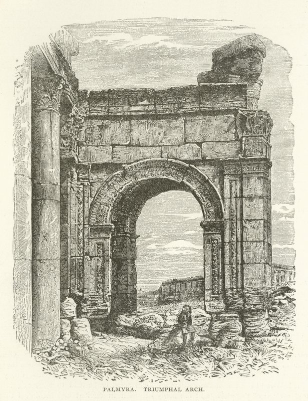 Palmyra, arco triunfal de American School
