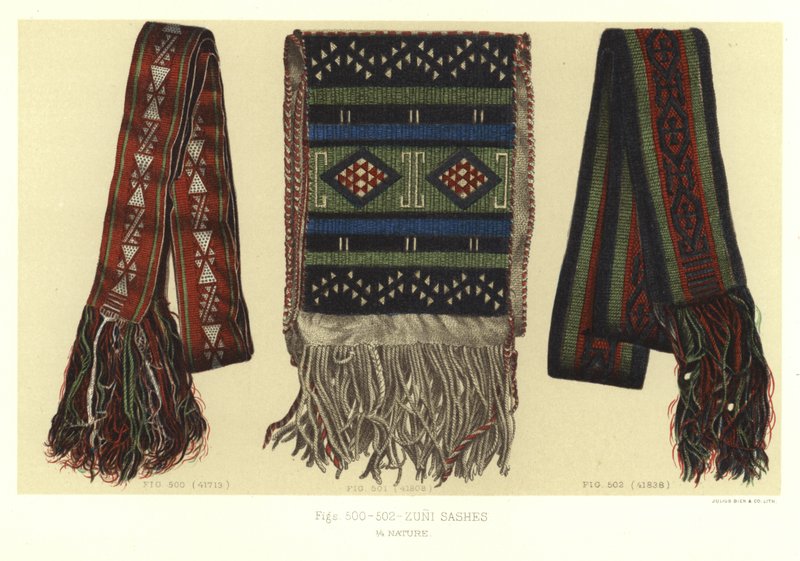 Zuni Sashes de American School