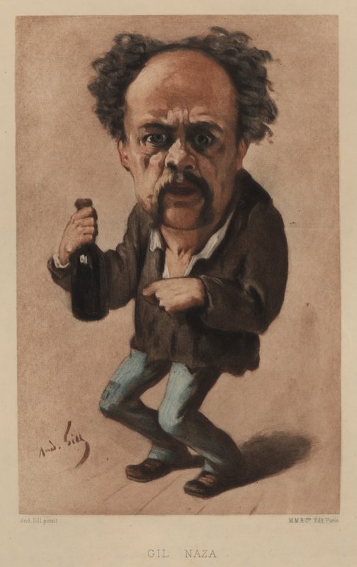 Gil Naza, ator francês de Andre Gill