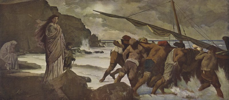 Medea (pintura a óleo) de Anselm Feuerbach