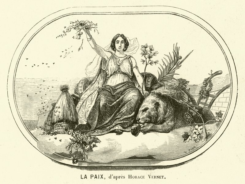Paz (gravura) de Antoine Charles Horace Vernet