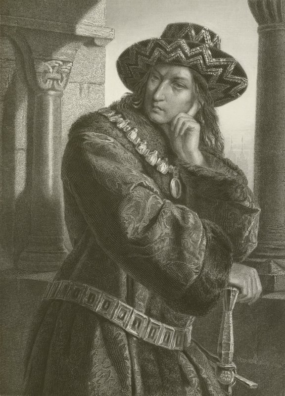 Karl VII (gravura) de August Friedrich Pecht