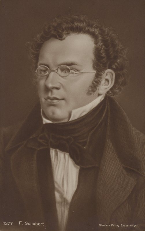 Retrato de Franz Schubert de Austrian School