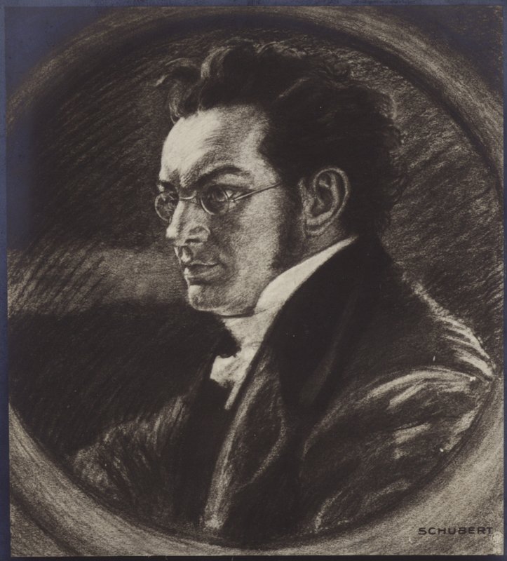 Retrato de Franz Schubert de Austrian School