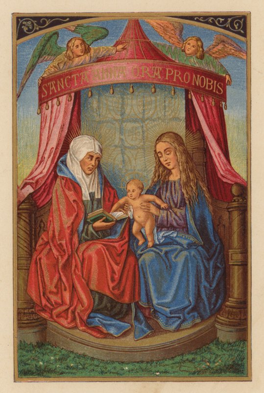 S Anna (chromolitho) de Austrian School