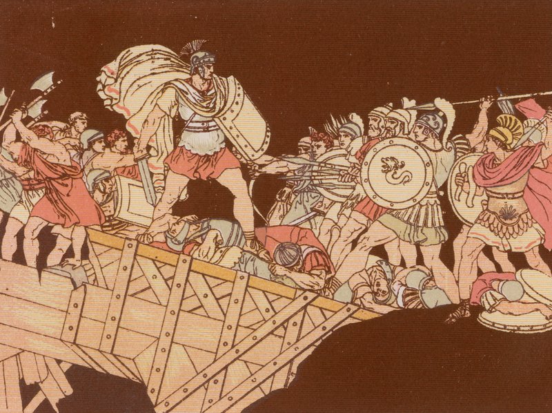 Horatius na ponte de Bartolomeo Pinelli