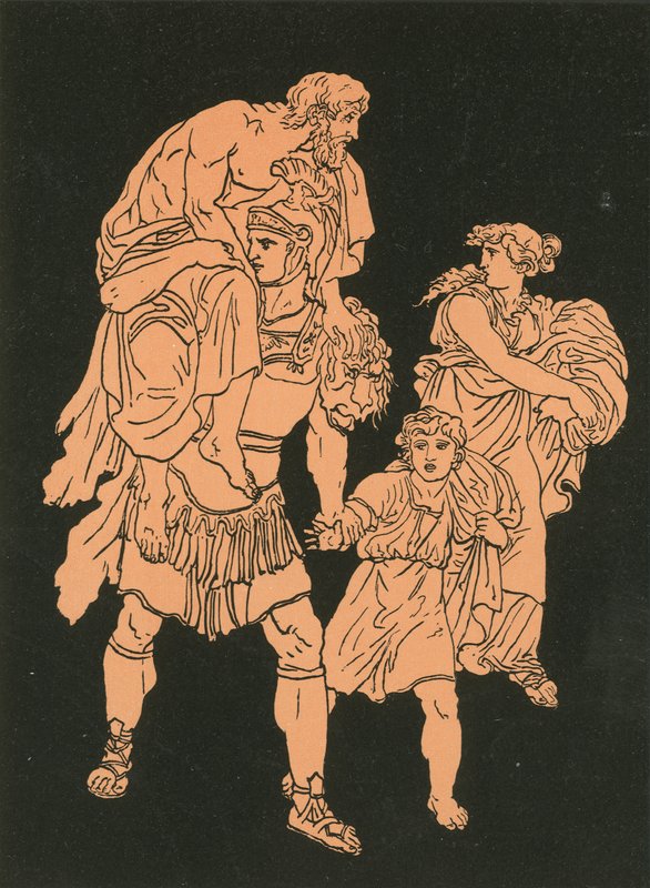 O vôo de Tróia de Bartolomeo Pinelli