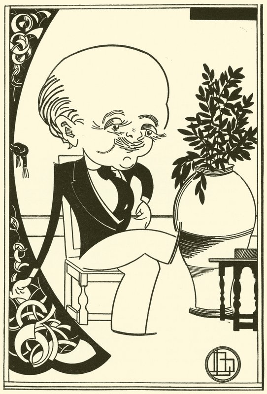Max Beerbohm (litografia) de Bohun Lynch