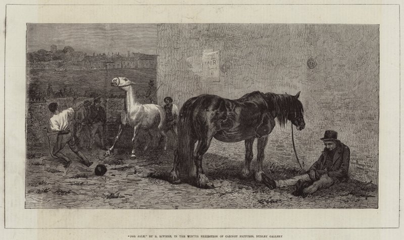 À venda de Briton Riviere