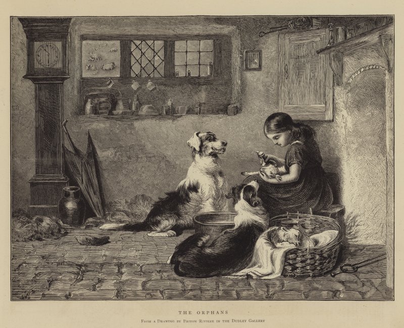 Os órfãos de Briton Riviere