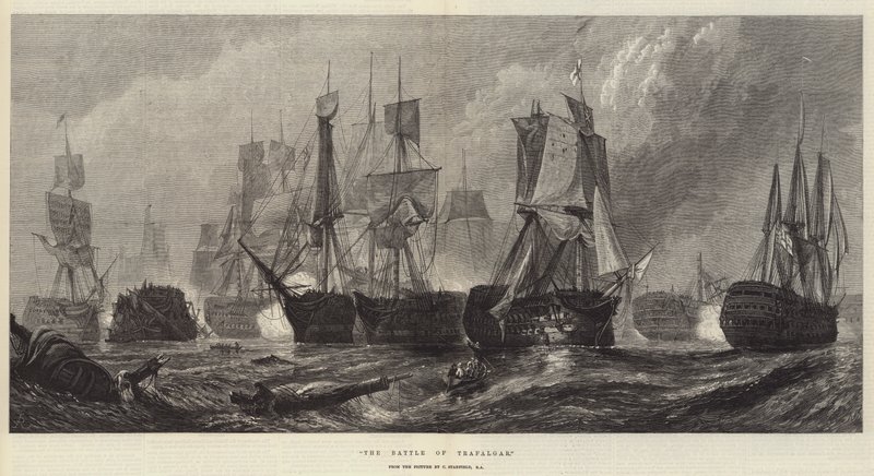 A batalha de trafalgar de C. Stanfield
