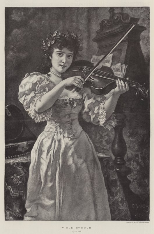 Viola do Amor de Carl Ludwig Friedrich Becker