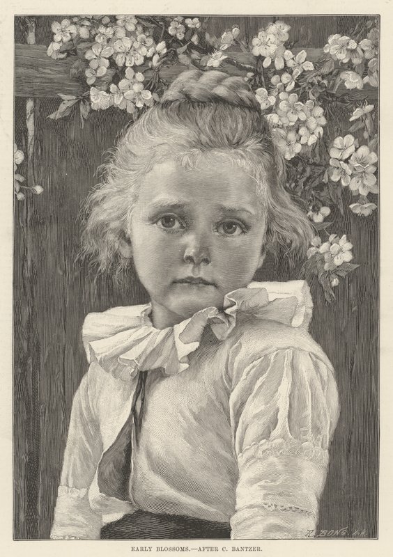 Flores precoces de Carl Ludwig Noah Bantzer