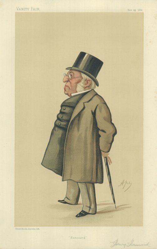 Sr. Henry Hansard de Carlo Pellegrini