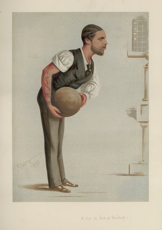 Duque de edimburgo de Carlo Pellegrini