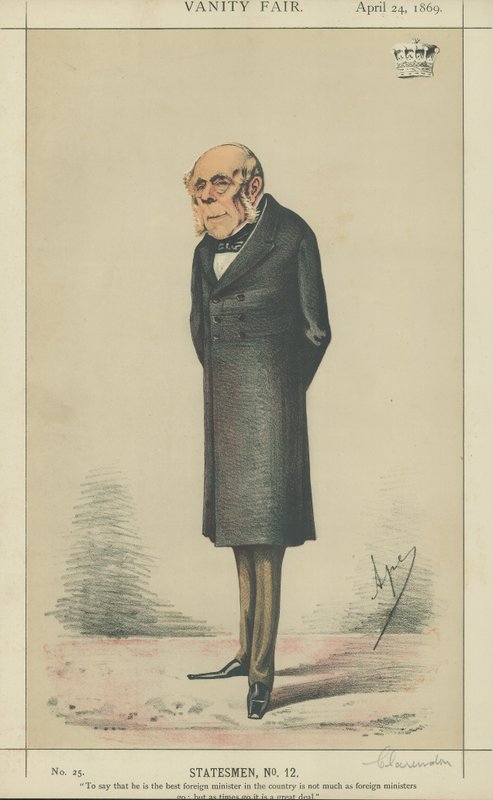 O conde de Clarendon de Carlo Pellegrini