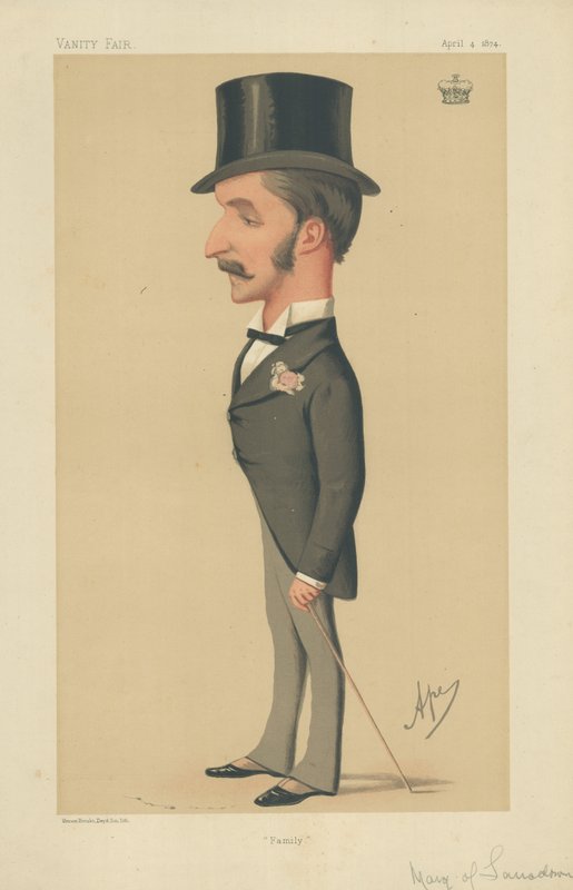 O Marquês de Lansdowne de Carlo Pellegrini