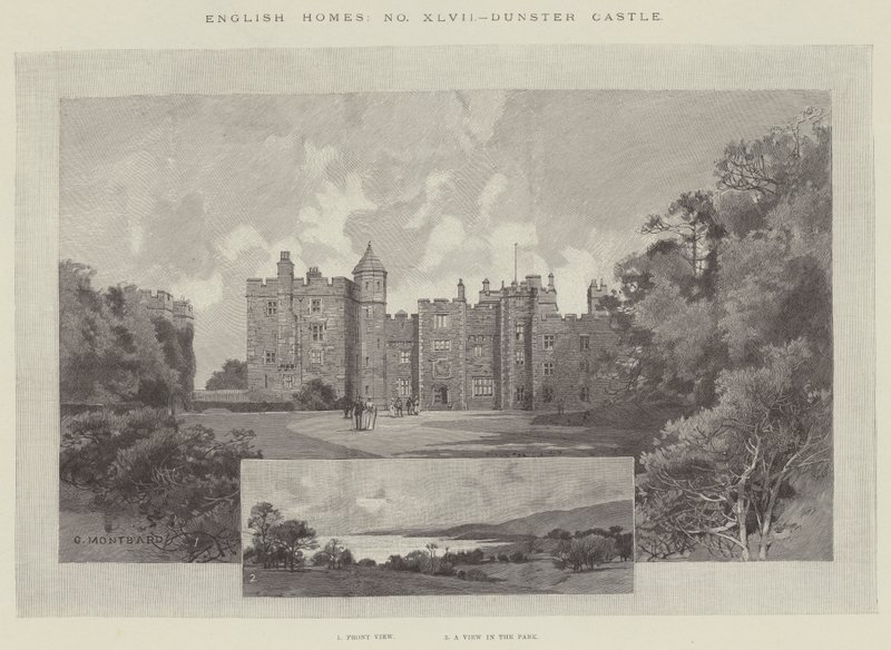 Castelo de Dunster de Charles Auguste Loye