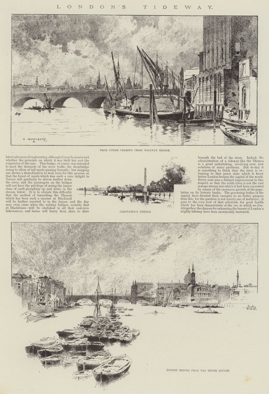 Tideway de Londres de Charles Auguste Loye