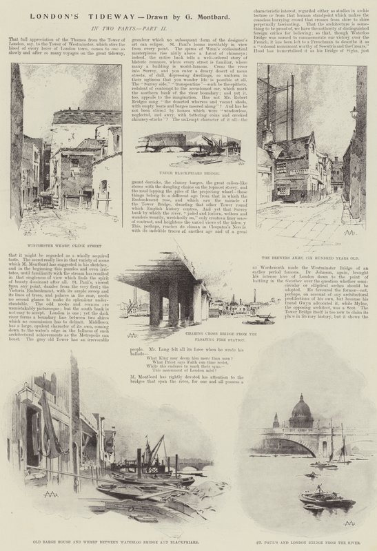 Tideway de Londres de Charles Auguste Loye