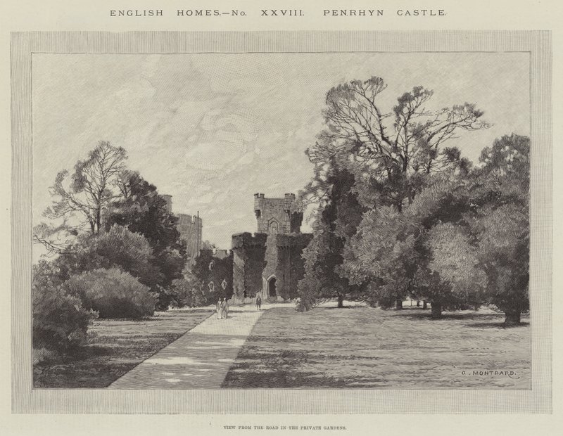 Castelo Penrhyn de Charles Auguste Loye