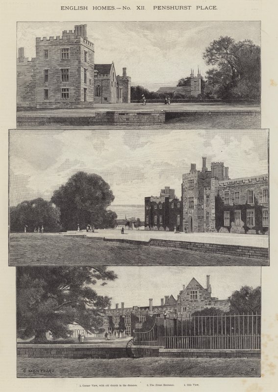 Penshurst Place de Charles Auguste Loye