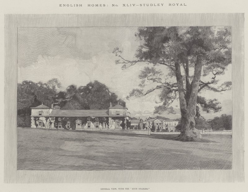 Studley Royal de Charles Auguste Loye