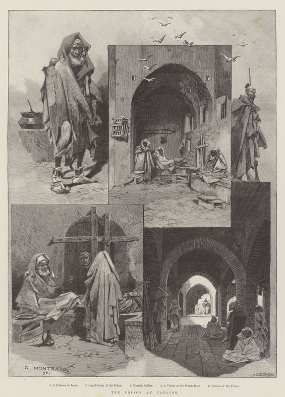 A prisão em Tânger de Charles Auguste Loye