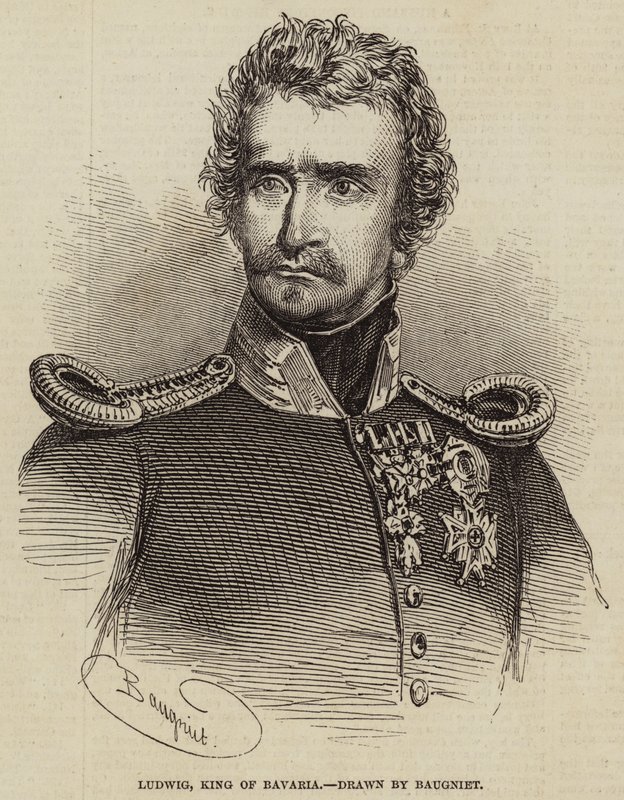 Ludwig, rei da Baviera de Charles Baugniet