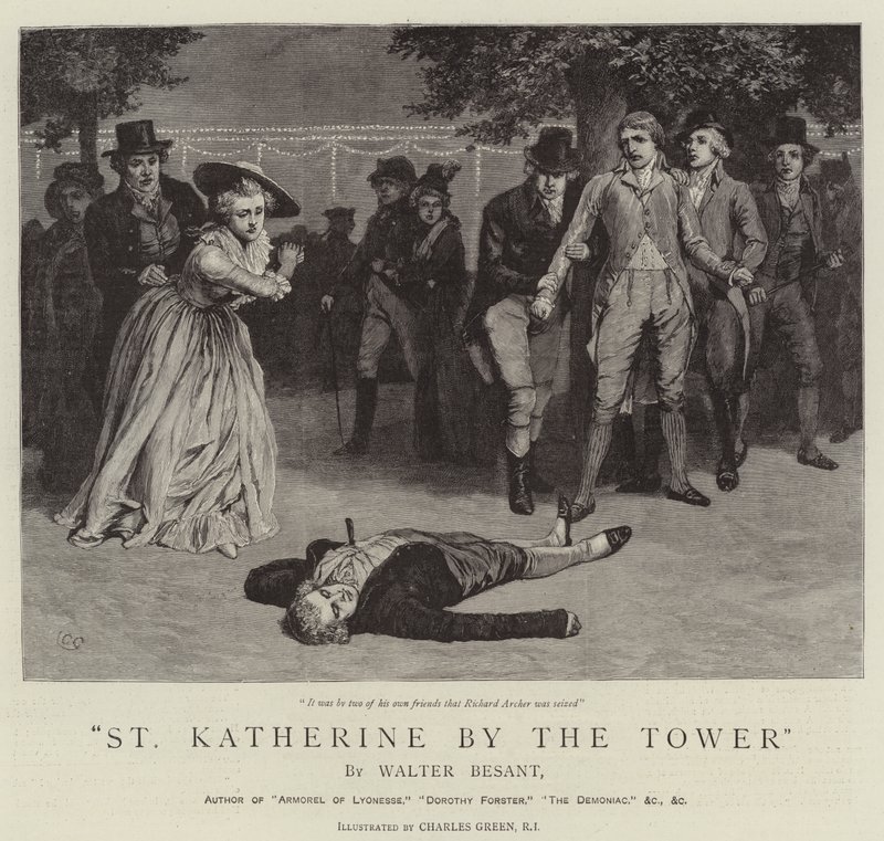 St Katherine pela torre de Charles Green