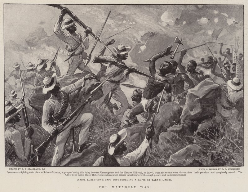 A guerra Matabele de Charles J. Staniland