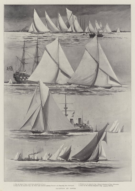 Yachting em Cowes de Charles John de Lacy
