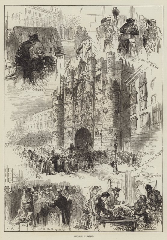 Esboços em Madri de Sir John Charles Robinson