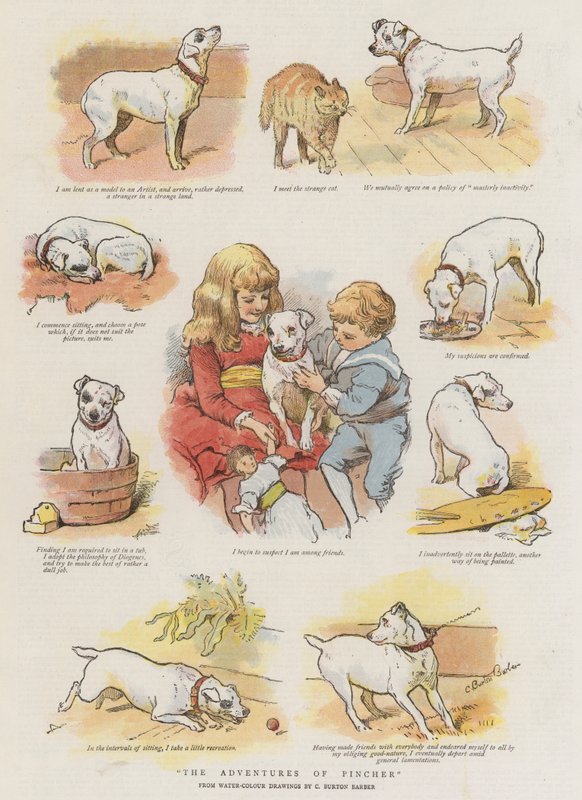 As aventuras de Pincher de Charles Burton