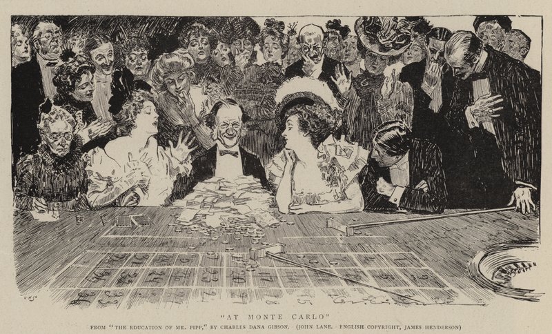 Em monte carlo de Charles Dana Gibson