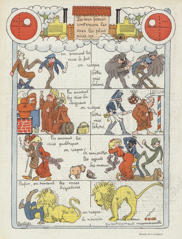 Ilustração para o riso de Charles Emile Egli