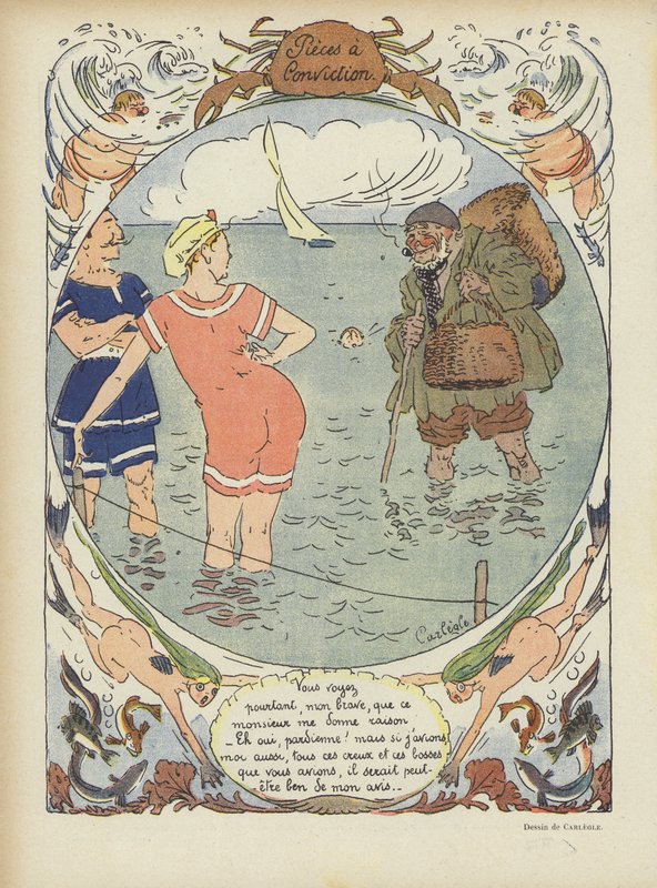 Ilustração para o riso de Charles Emile Egli