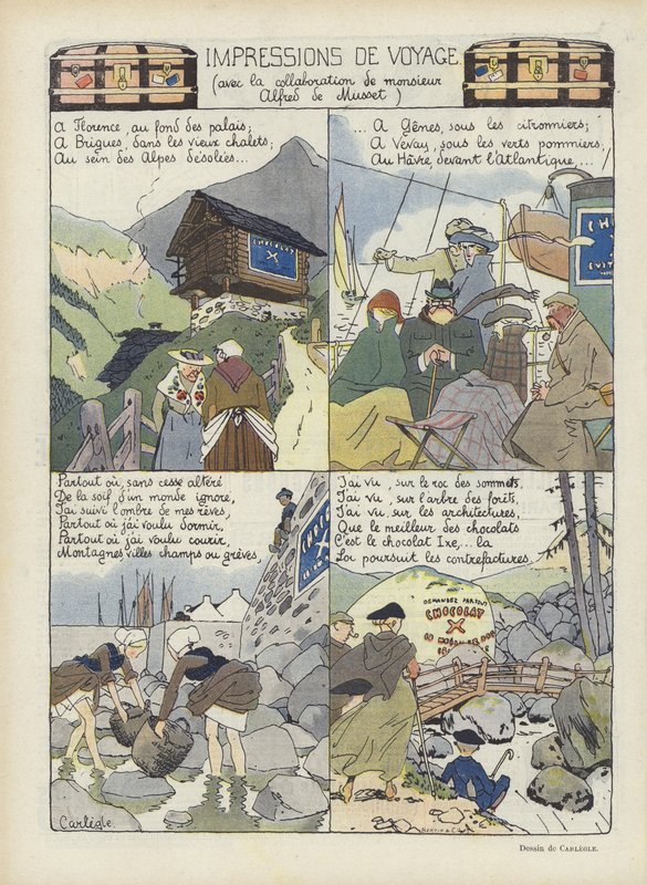 Ilustração para o riso de Charles Emile Egli