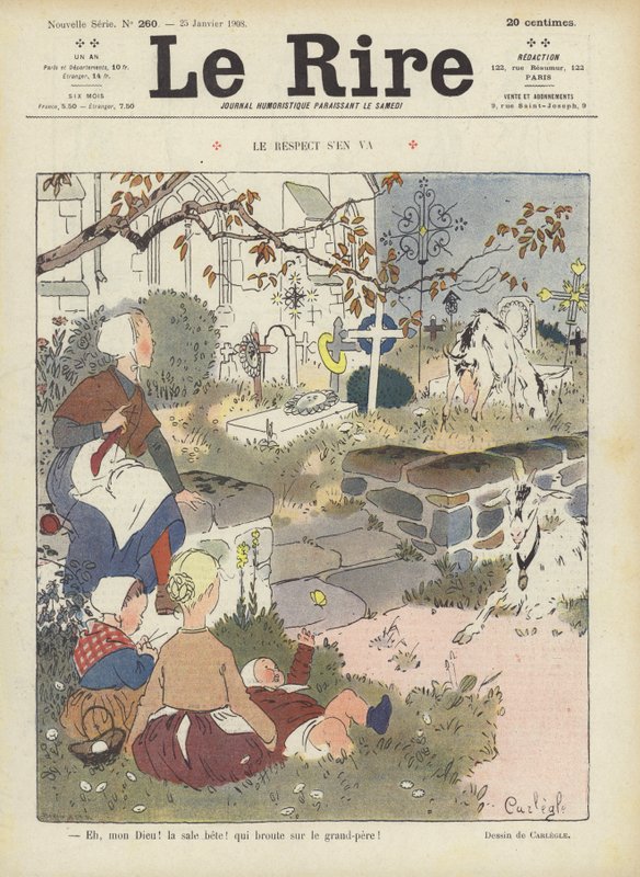 Ilustração para o riso de Charles Emile Egli