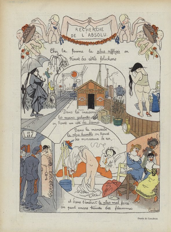 Ilustração para o riso de Charles Emile Egli