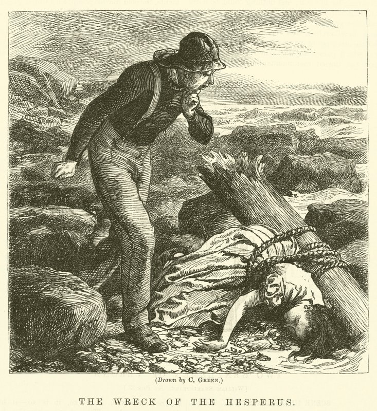 O Naufrágio do Hesperus de Charles Green