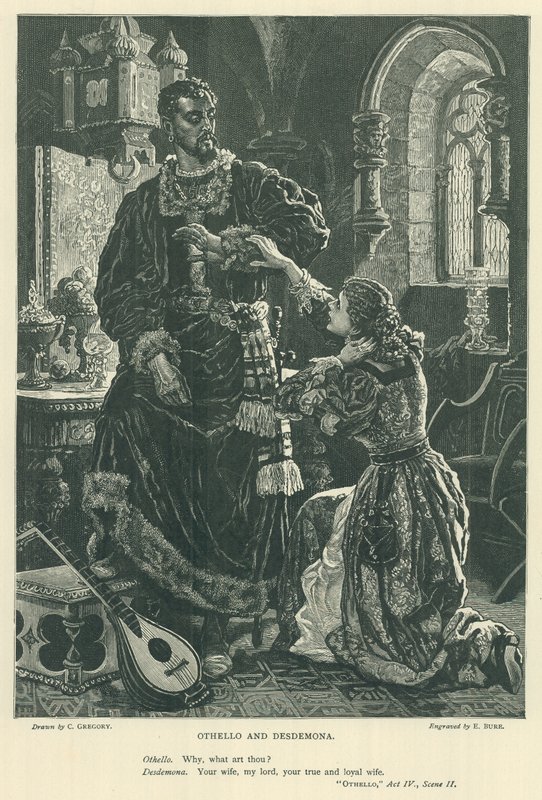 Ilustração para Otelo de Charles Gregory