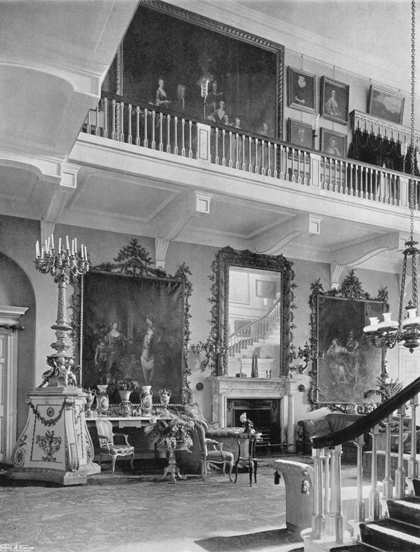 O salão da galeria de Charles Latham