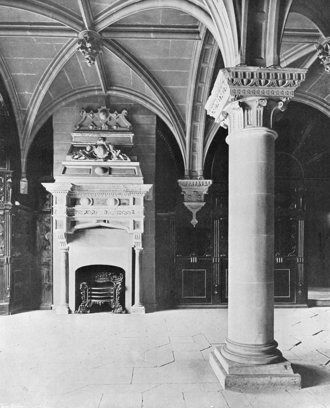 O Pillar-Room (foto a p/b) de Charles Latham
