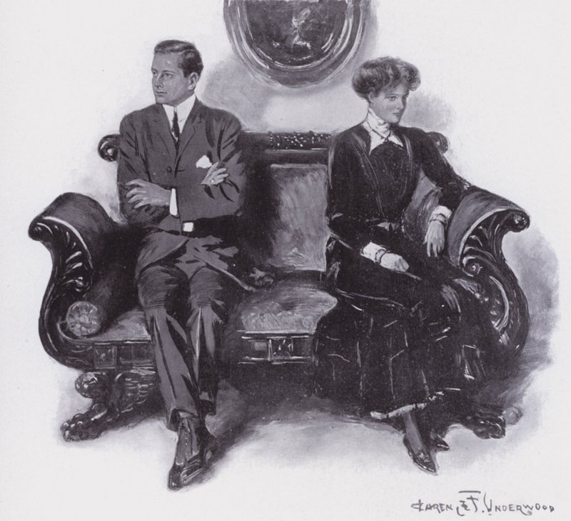 Briga de amantes de Clarence F. Underwood