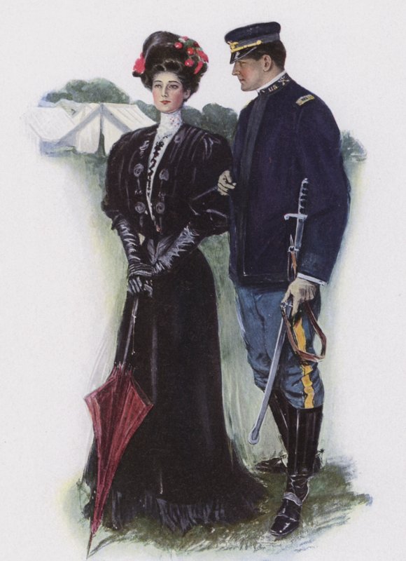 Senhora e soldado de Clarence F. Underwood