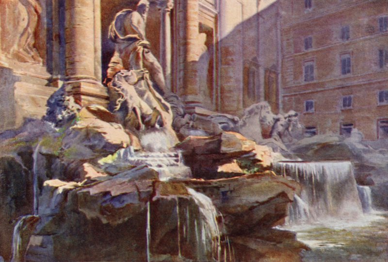 Fonte de Trevi, Roma de Commendator Formilli