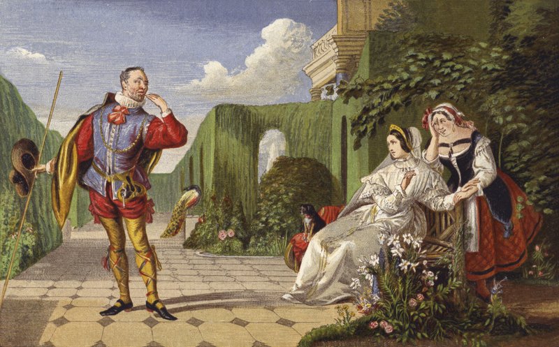 Malvolio e a condessa de Daniel Maclise
