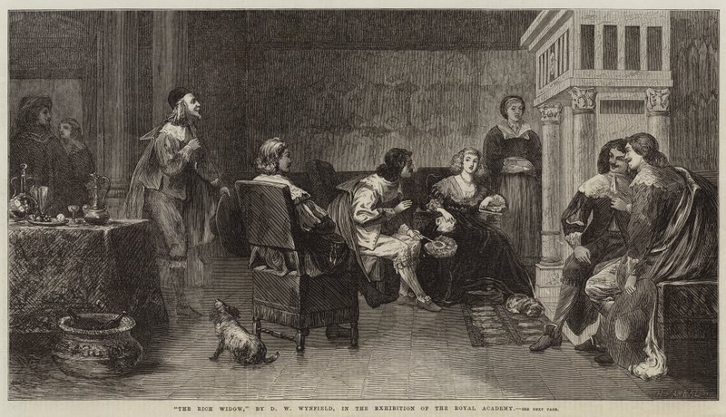A viúva rica de David Wilkie