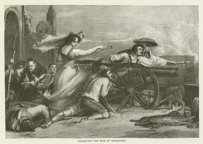 Augustina a donzela de Saragoça de David Wilkie